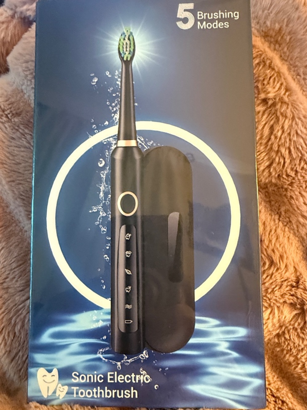 Electric Toothbrush in Black Sonic